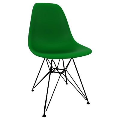 Vitra Eames DSR 43cm Side Chair Classic Green / Black